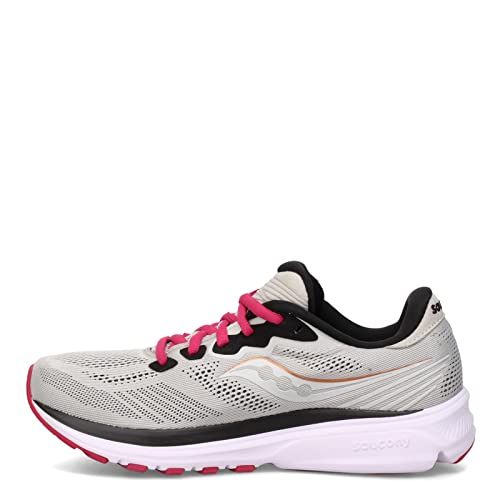 Saucony Damen Ride 14 Laufschuh, Größe 38, Fog Cherry, 38 EU von Saucony