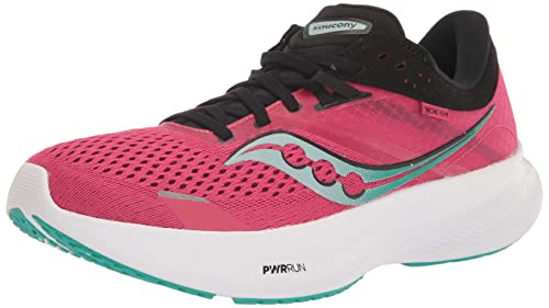 Saucony Damen Ride 16, Rot Laufschuh, Unisex Erwachsene, 41 EU von Saucony