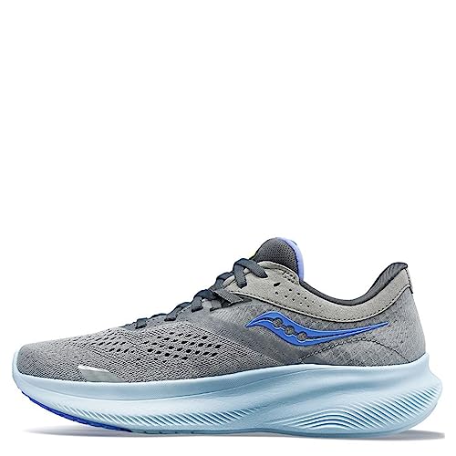 Saucony Damen Ride 16 Laufschuhe Neutralschuh Grau - Blau 37,5 von Saucony