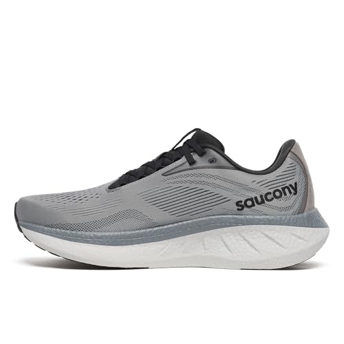 Saucony Ride 18 Herren-Sneaker, Cinder/Black, 43 EU von Saucony
