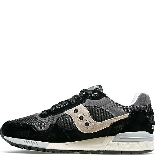 Saucony Unisex Shadow 5000 Sneaker Farbe: Schwarz/Beige (26); Größe: EUR 41 | US 8 | UK 7 von Saucony