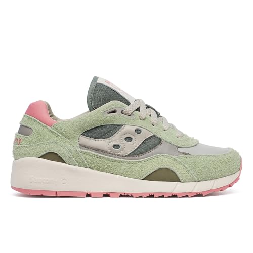 Saucony Shadow 6000 S60792-1 Green Ivory (Grün, Schuhgrößensystem EU, Erwachsene, Damen, Größe M, 40,5), grün, 40.5 EU von Saucony