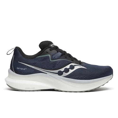 Saucony Men's Tempus 2 Sneaker, Marineblau/Schwarz, 43 EU von Saucony