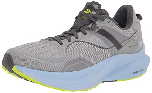 Saucony Tempus Damen-Sneaker, Fossil/Ether, 10 Wide von Saucony