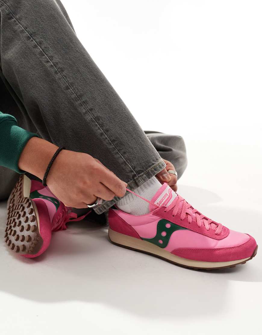 Saucony - Trainer 80 - Sneaker in Rosa von Saucony