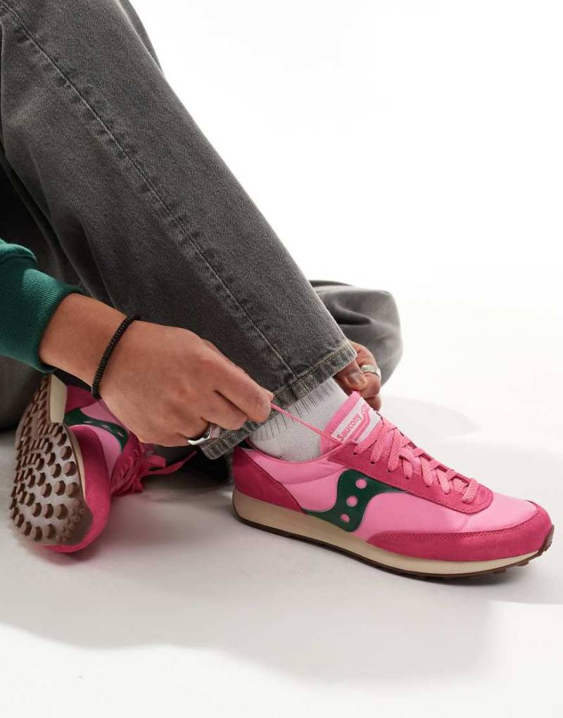 Saucony - Trainer 80 - Sneaker in Rosa von Saucony