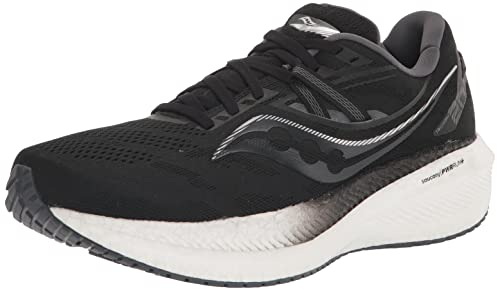 Saucony Damen Triumph 20 Sneaker, schwarz/weiß, 46.5 EU von Saucony