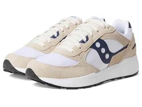 Saucony Unisex Eclipse Sneaker, Weiß Marineblau von Saucony