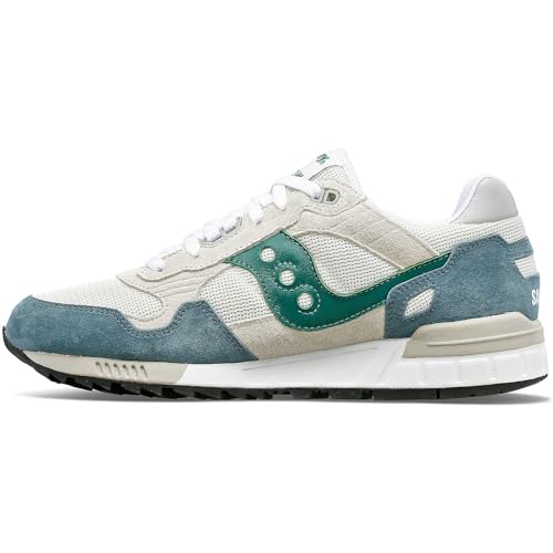 Saucony Unisex Shadow 5000 Sneaker Farbe: Weiß/Grau/Grün (18); Größe: EUR 40.5 | US 7.5 | UK 6.5 von Saucony