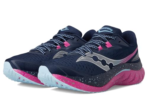 Saucony Endorphin Speed 4 Damen-Sneaker, Marineblau/Fuchsia, 40.5 EU von Saucony