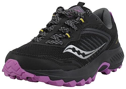 Saucony Women's Excursion Tr15, Black/Purple/Yellow, 9.5 M von Saucony