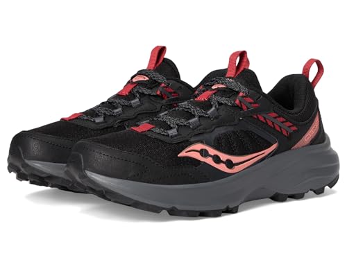 Saucony Women's Excursion Tr17 Hiking Shoe, Black/Shadow, 40.5 EU von Saucony