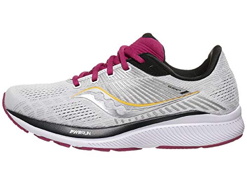 Saucony Women's Guide 14, Alloy/Cherry, 8.5 Wide von Saucony