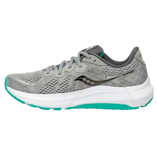 Saucony Women's Omni 20 Running Shoe, Alloy/Jade, 6 von Saucony