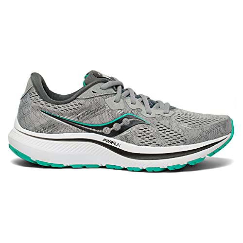 Saucony Women's Omni 20 Running Shoe, Alloy/Jade, 8.5 von Saucony