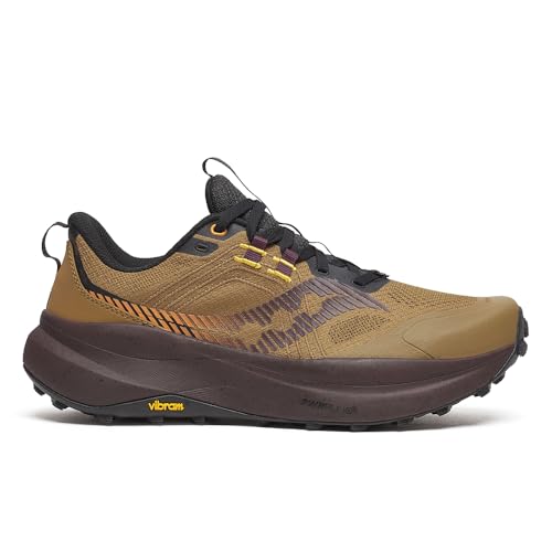 Saucony Xodus Ultra 4 Wanderschuhe für Herren, Kodiak / Weinrot, 48 EU Saucony Xodus Ultra 4 Wanderschuhe für Herren, Kodiak / Weinrot, 48 EU von Saucony