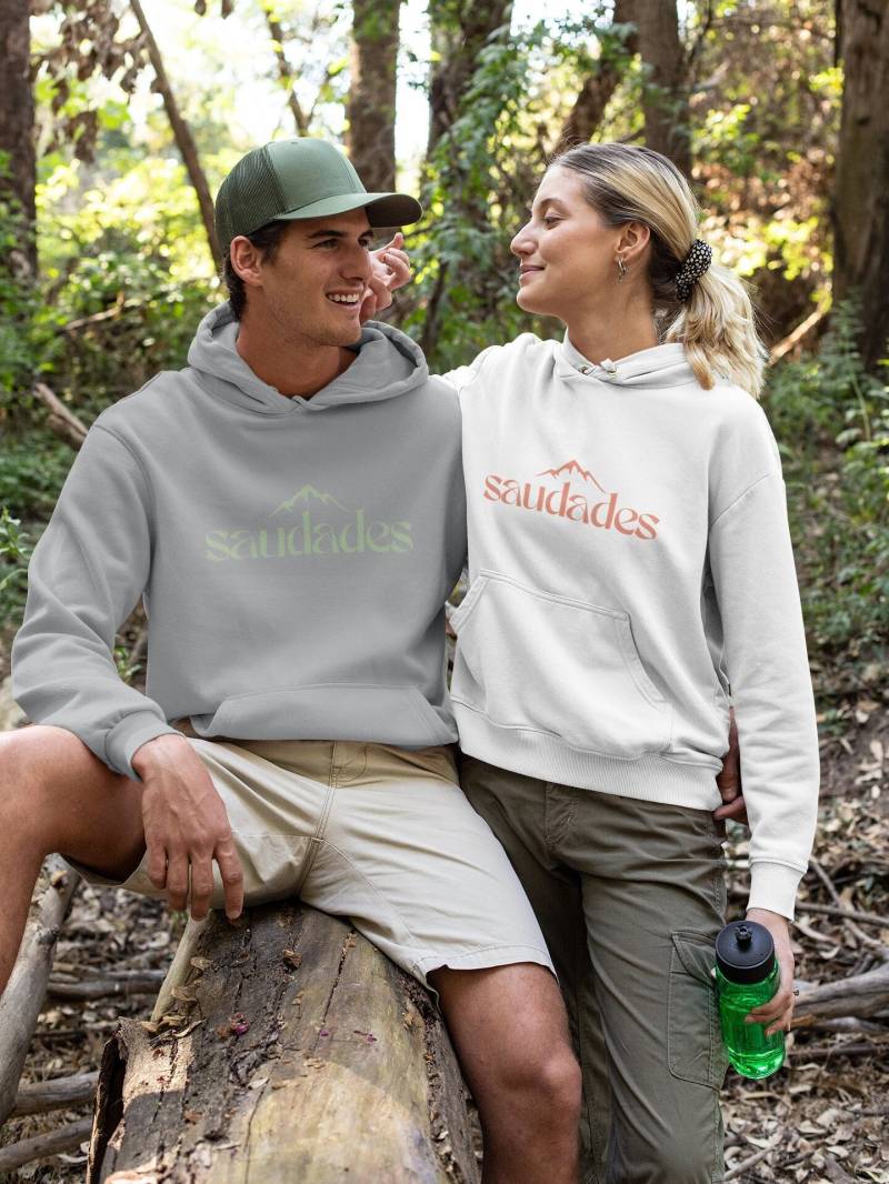 Unisex Premium Hoodie Saudades Mountain Adventure Unisex Premium Hoodie Saudades Mountain Adventure von SaudadesCollective