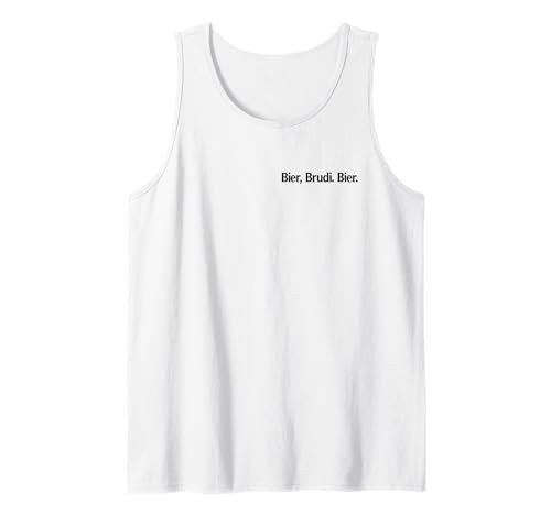 Herren Bier Digga. Bier. Mit Bro, Brudi Lustiges Saufen Tank Top von Saufen Malle Party Alkohol Shirt Store