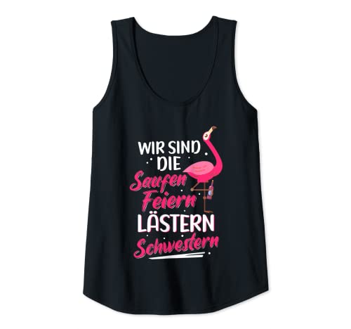 Damen Wir Sind Die Saufen Feiern Lästern Schwestern Party Saufen Tank Top Damen Wir Sind Die Saufen Feiern Lästern Schwestern Party Saufen Tank Top von Saufen Schnaps Trinkspiel Geschenkideen & Designs