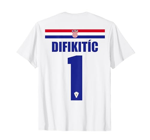 Sauftrikots Kroatien Merch - Kroatien Trikot Alternative für Mallorca oder Bulgarien - Weiß - S - T-Shirt - Junggesellenabschied - Party - Sport - Herren & Damen - Sommer, Herbst von Sauftrikots Kroatien Merch