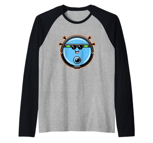 Süßer Saugroboter Roboter Staubsauger Saugroboter Kinder Raglan Süßer Saugroboter Roboter Staubsauger Saugroboter Kinder Raglan von Saugroboter Staubsaugroboter Roboter Bekleidung
