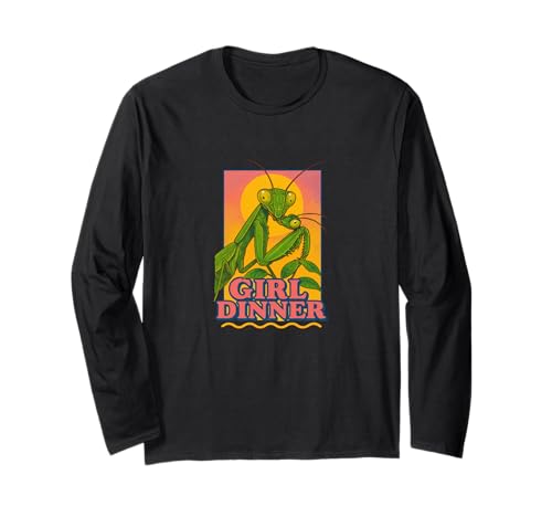 Mädchen Dinner Betende Mantis Lustig Langarmshirt Mädchen Dinner Betende Mantis Lustig Langarmshirt von Savage Garden Humor Arts