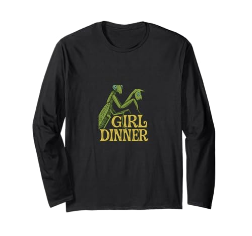 Mädchen Dinner Betende Mantis Lustig Langarmshirt von Savage Garden Humor