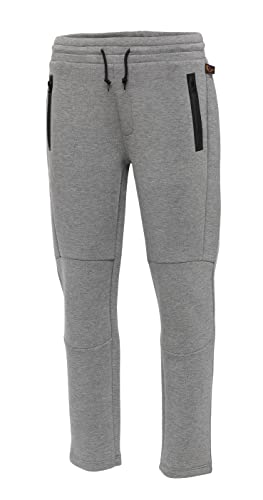 Savage Gear Angelhose für Raubfischangler Tec-Foam Joggers Grey Melange, Größe:XL von Savage Gear