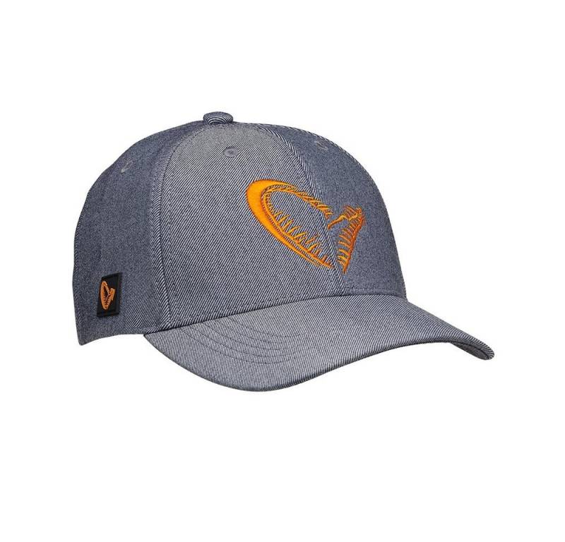 Savage Gear Baseball Cap Classic Jaw Cap Onesize Grey Melange Kappe Cappy Baseballmütze von Savage Gear