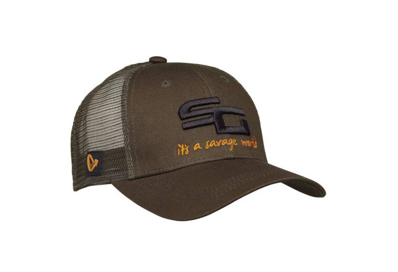 Savage Gear Baseball Cap Savage Gear SG4 Cap One Size Olive Green - Angelcap von Savage Gear