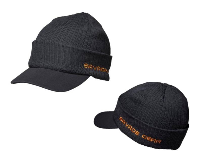 Savage Gear Beanie Peak Beanie One Size Rock Grey Wintermütze Schildmütze Angeln Freizeit One size Beanie und Kappe in einem Savage Gear Beanie Peak Beanie One Size Rock Grey Wintermütze Schildmütze Angeln Freizeit One size Beanie und Kappe in einem von Savage Gear