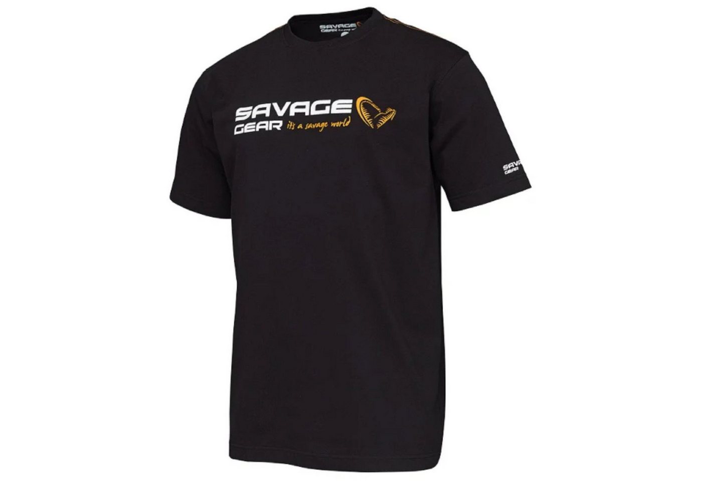 Savage Gear T-Shirt Savage Gear Signature Logo T-Shirt Black Ink - Angelshirt von Savage Gear