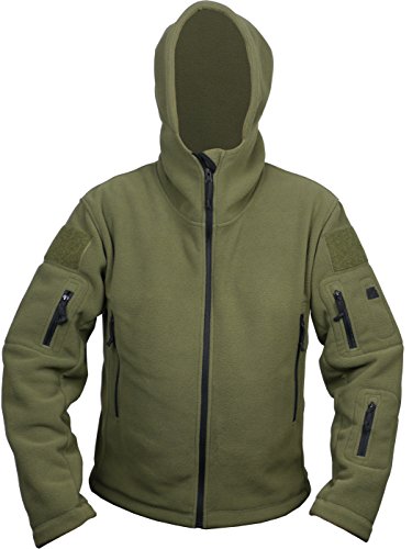 Savage Island Herren Fleece Hoodie Jacke Winter Warm Outdoor Militär Army Jagd Taktisch Paintball Wandern Sport Wintersport von Savage Island