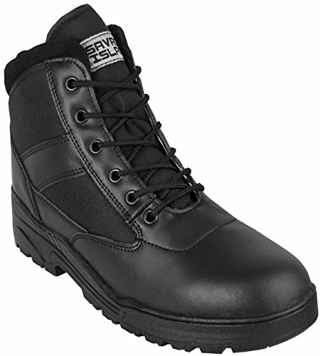 Savage Island Schwarze Leder Combat Boots Einsatzstiefel Kampfstiefel Mittelhoch Bundeswehr Savage Island Schwarze Leder Combat Boots Einsatzstiefel Kampfstiefel Mittelhoch Bundeswehr von Savage Island