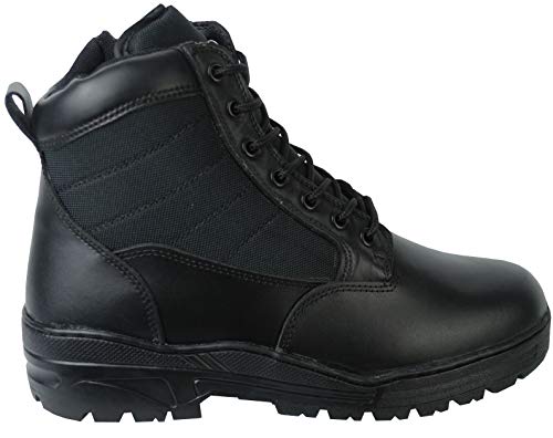 Savage Island Schwarze Mittel Hohe Combat Boots Militär Stiefel von Savage Island