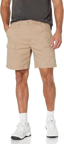 Savane Herren 8” Hiking Cotton Cargo with Tech Pocket (Available in Big and Tall) Legere Shorts, Khaki, 52 von Savane