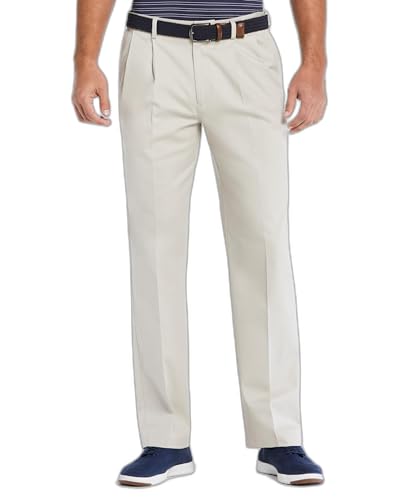 Savane Herren Men's Pleated Stretch Performance Chino Lssige Hose, Ultimate Alabaster, 48W x 30L Tall Savane Herren Men's Pleated Stretch Performance Chino Lssige Hose, Ultimate Alabaster, 48W x 30L Tall von Savane