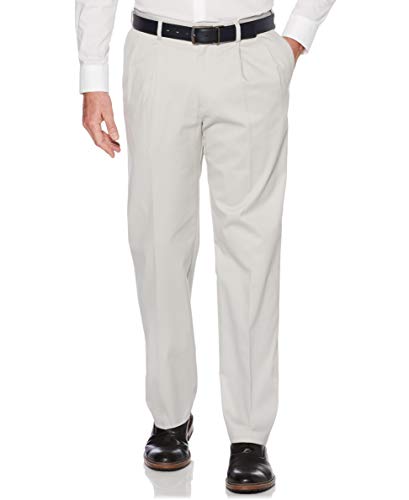 Savane Herren Stretch Performance Plissee-Chinohose mit Erweiterbarem Bund (Taillenumfang 30–60 Big & Tall) Lässige Hose, Ultimate Vapor, 38W / 29L Savane Herren Stretch Performance Plissee-Chinohose mit Erweiterbarem Bund (Taillenumfang 30–60 Big & Tall) Lässige Hose, Ultimate Vapor, 38W / 29L von Savane