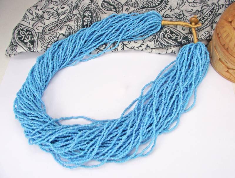 Orig. Afrika Multistring Halskette Halsschmuck Perlenkette von SavannaBaskets