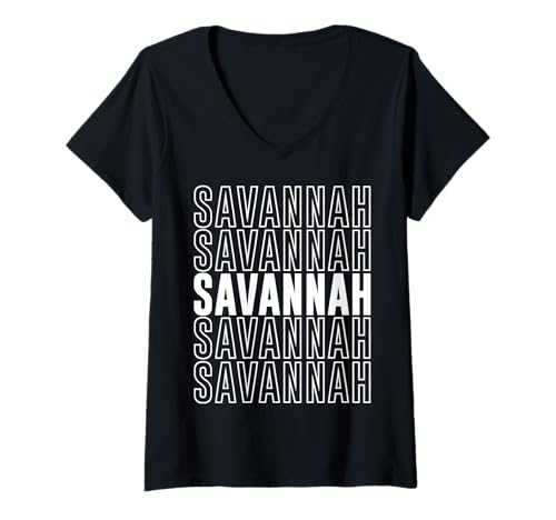 Damen Savanne T-Shirt mit V-Ausschnitt Damen Savanne T-Shirt mit V-Ausschnitt von Savannah Apparel