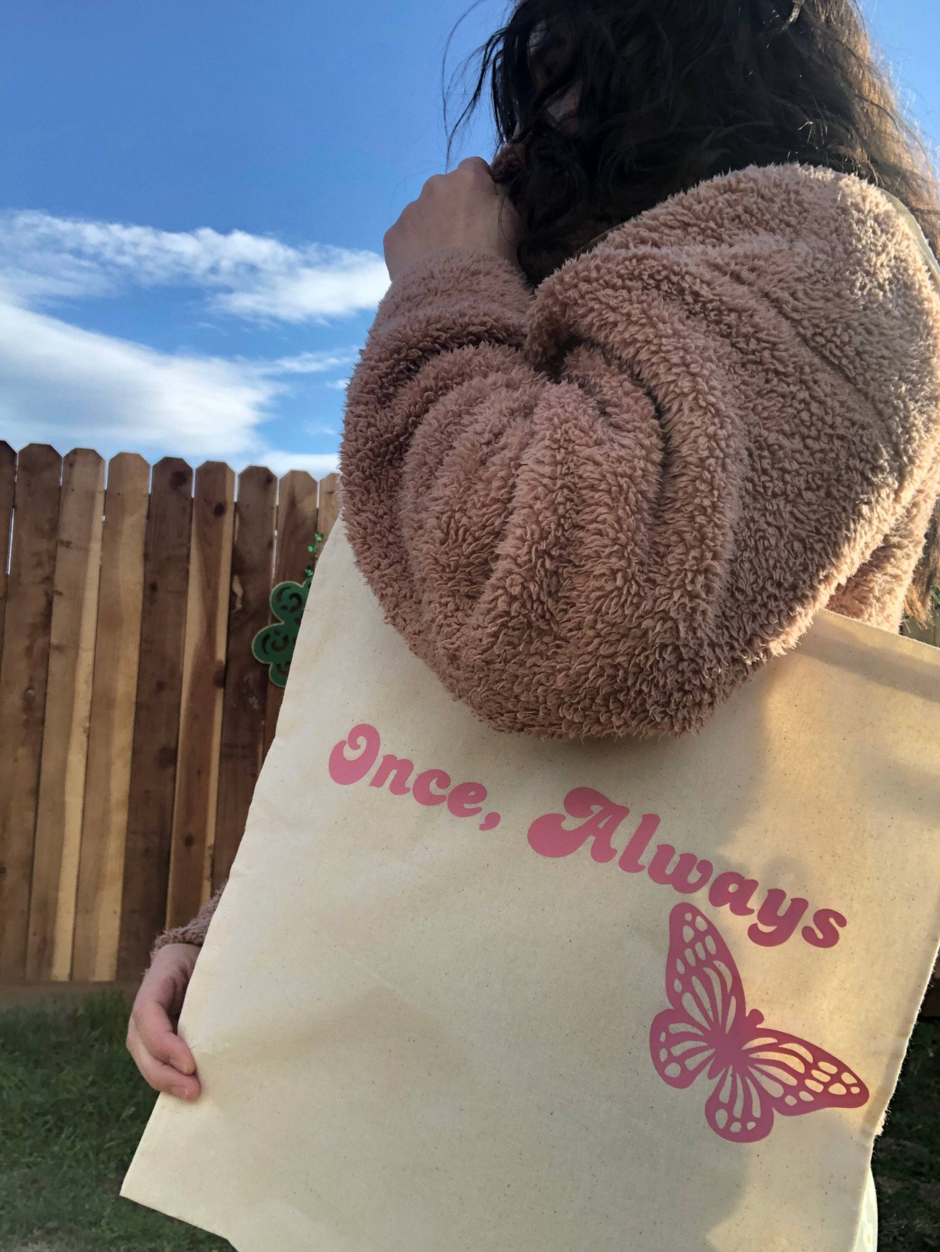Once, Always Butterfly Tote Bag Once, Always Butterfly Tote Bag von SavannahsPartyDecor
