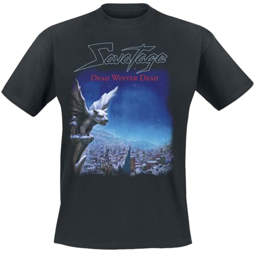 Savatage Dead Winter Dead Männer T-Shirt schwarz XXL 100% Baumwolle Band-Merch, Bands Savatage Dead Winter Dead Männer T-Shirt schwarz XXL 100% Baumwolle Band-Merch, Bands von Savatage