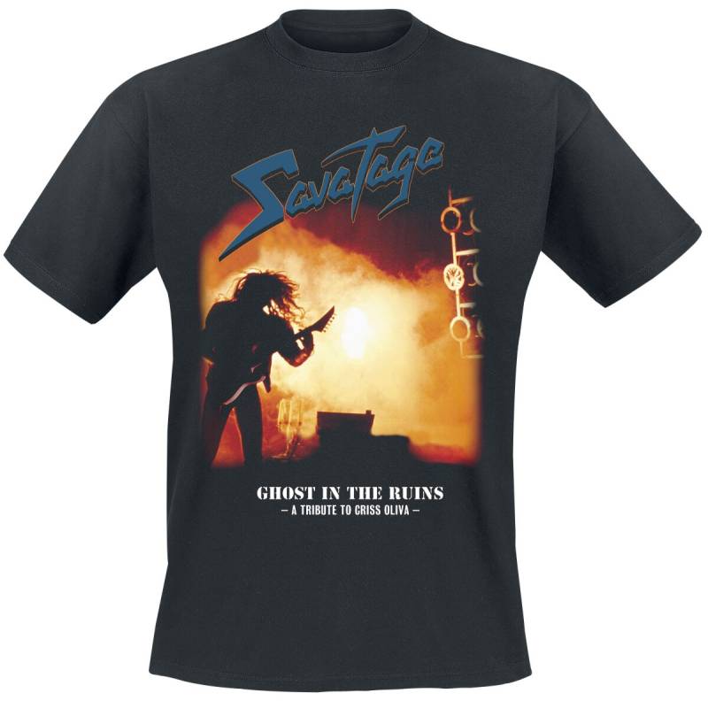 Savatage Ghost in the ruins T-Shirt schwarz in 3XL von Savatage