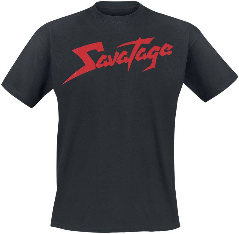 Savatage Red Logo T-Shirt schwarz in M von Savatage