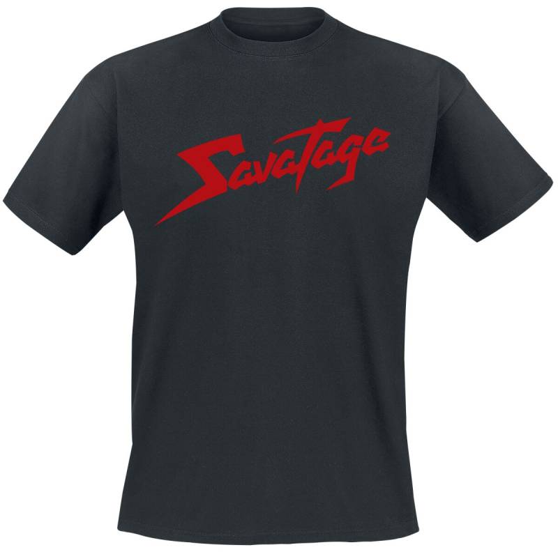 Savatage Red Logo T-Shirt schwarz in XL von Savatage
