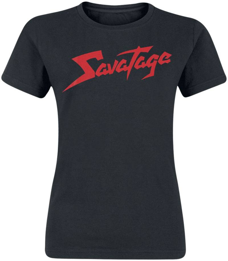 Savatage T-Shirt - Red Logo - S bis 3XL - für Damen - Größe XXL - schwarz  - Lizenziertes Merchandise! von Savatage