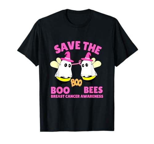 Save The Boobees Boo Bees Brustkrebs Halloween Frauen T-Shirt Save The Boobees Boo Bees Brustkrebs Halloween Frauen T-Shirt von Save The Boobees Boo Bees Breast Cancer Halloween