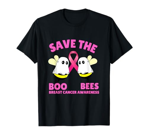 Save The Boobees Boo Bees Brustkrebs Halloween Frauen T-Shirt Save The Boobees Boo Bees Brustkrebs Halloween Frauen T-Shirt von Save The Boobees Boo Bees Breast Cancer