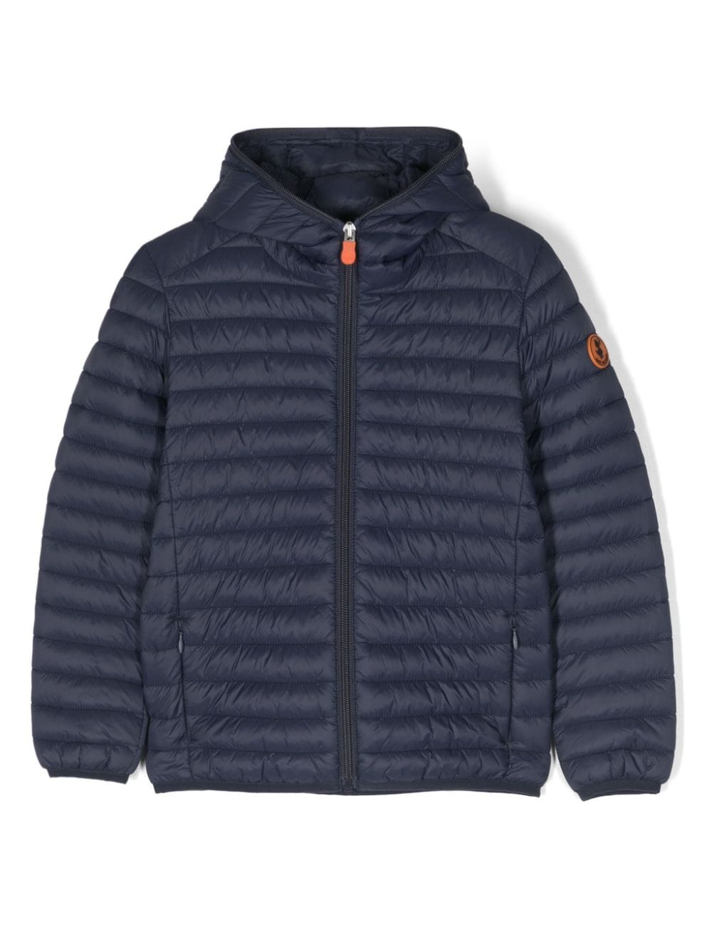 Save The Duck Kids Gefütterte Plumtech Kapuzenjacke - Blau von Save The Duck Kids