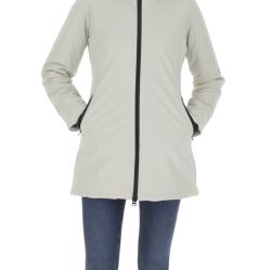 Beige Dehnbare Wasserabweisende Damenjacke Von Save The Duck von Save The Duck